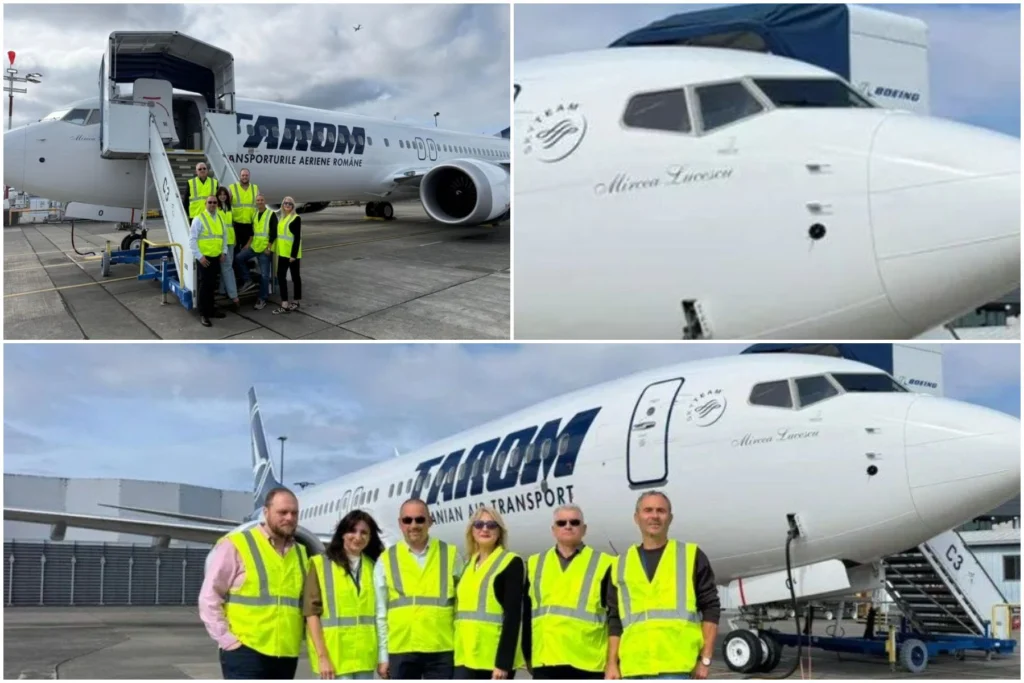 Primul Boeing 737 MAX al TAROM vine în România. Avionul va purta numele „Mircea Lucescu” (Video)