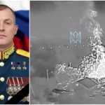 Imaginile atacului în care a fost ucis un general rus. O dronă a lovit clădirea în care se ascundea (Video)
