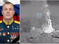 Imaginile atacului în care a fost ucis un general rus. O dronă a lovit clădirea în care se ascundea (Video)