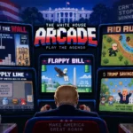 Casa Albă a transformat agenda lui Trump în jocuri video. Poți să „deportezi” migranți sau să construiești zidul de la graniță