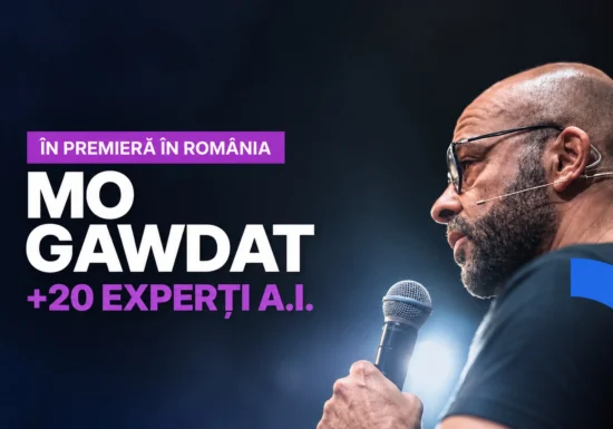 Tehnologia AI între utopie și distopie: Mo Gawdat și alți 20 de experți tech dezbat tema zilei la IQ Digital Summit Bucharest, pe 15 octombrie