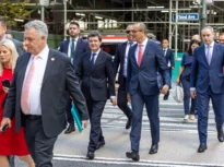 Nicușor Dan, în SUA, alături de antreprenori români și Alexandru Nazare, ministrul Finanțelor