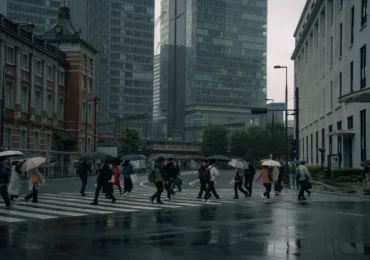 La Tokyo plouă neîncetat de 34 de zile. Este cea mai lungă serie înregistrată vreodată