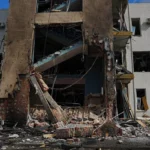 Rușii au bombardat un post TV din Ucraina chiar în timpul unei emisiuni în direct (Foto & Video)