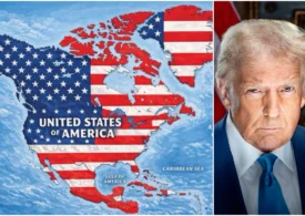 Harta lui Trump care provoacă furie în Europa. A transformat Canada, Mexicul, Groenlanda și Islanda în teritorii americane