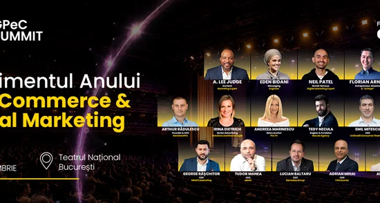 GPeC SUMMIT 13 Octombrie aduce la București liderii industriei și răspunsuri concrete pentru viitorul comerțului online
