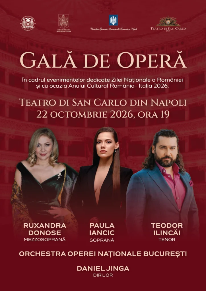 Afis Gala de Opera ONB Teatro di San Carlo Napoli