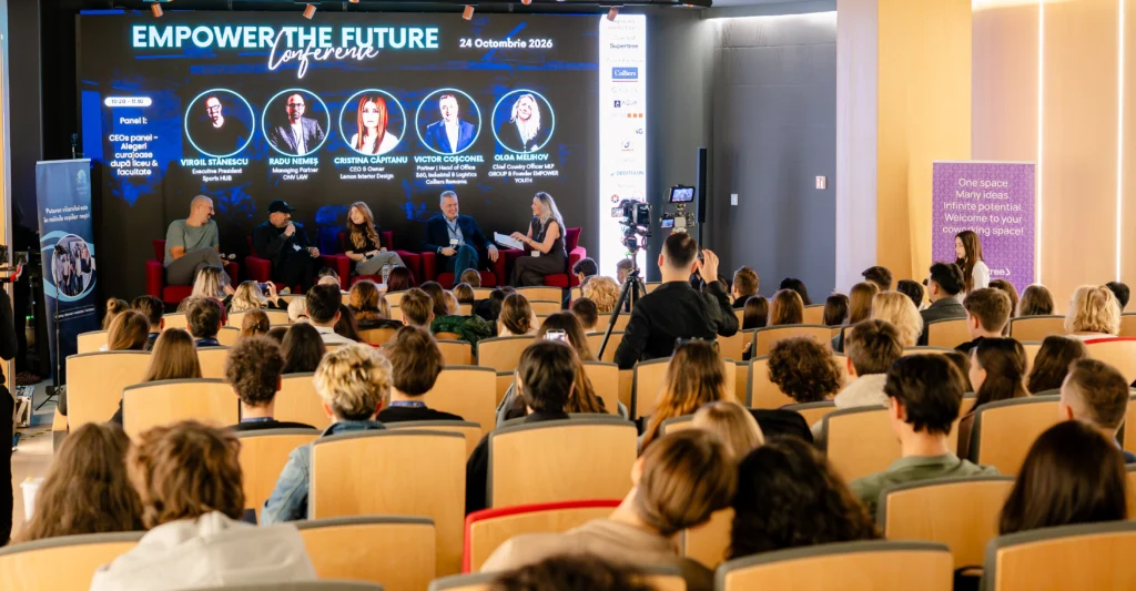 Tineri, antreprenori și lideri de business, reuniți la cea de-a doua ediție „Empower the Future”. Principalele concluzii ale conferinței