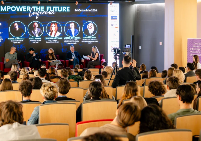Tineri, antreprenori și lideri de business, reuniți la cea de-a doua ediție „Empower the Future”. Principalele concluzii ale conferinței