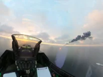 Primele imagini cu avioanele F-16 românești în timp ce doboară drone deasupra Mării Negre