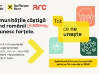 Comunitățile din România și diaspora pot accesa 4 milioane de lei pentru proiecte locale, prin ediția a 16-a Raiffeisen Comunități