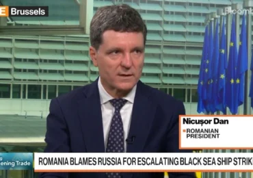 Nicușor Dan a vorbit la Bloomberg despre dronele din Marea Neagră: "Nu putem spune tehnic că sunt rusești". Ce cere România de la NATO