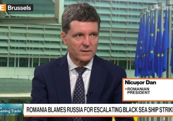 Nicușor Dan a vorbit la Bloomberg despre dronele din Marea Neagră: "Nu putem spune tehnic că sunt rusești". Ce cere România de la NATO