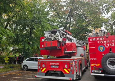 Un bloc din București a fost evacuat după apariția unei crăpături între etaje