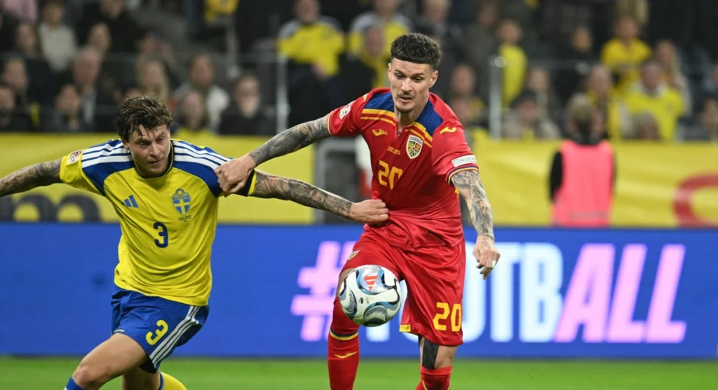 România pierde al patrulea meci la rând în Liga Națiunilor: Suedia ne-a învins pe Arena Națională