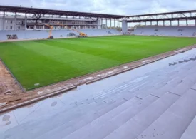 Cum arată cel mai nou stadion din România: E aproape de inaugurare