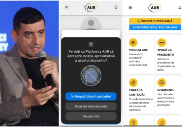 Investigație Snoop: Aplicația AUR, instalată pe telefoanele a sute de mii de români, poate accesa locația, contactele și microfonul telefonului