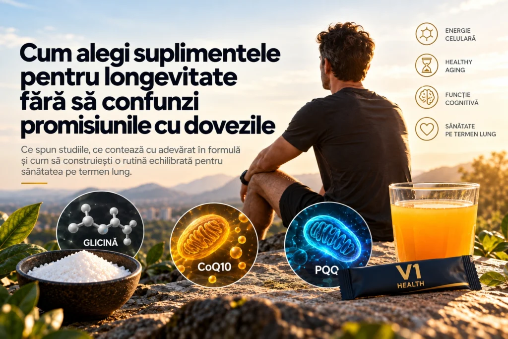 Cum alegi suplimentele pentru longevitate fără să confunzi promisiunile cu dovezile