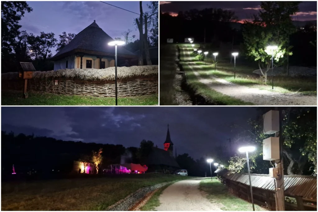 Primul muzeu în aer liber din România, iluminat integral cu energie solară. Cât a costat investiția