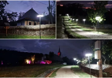 Primul muzeu în aer liber din România, iluminat integral cu energie solară. Cât a costat investiția