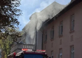 Incendiu la Spitalul de Pneumoftiziologie din Brașov. O femeie a fost găsită carbonizată într-un salon