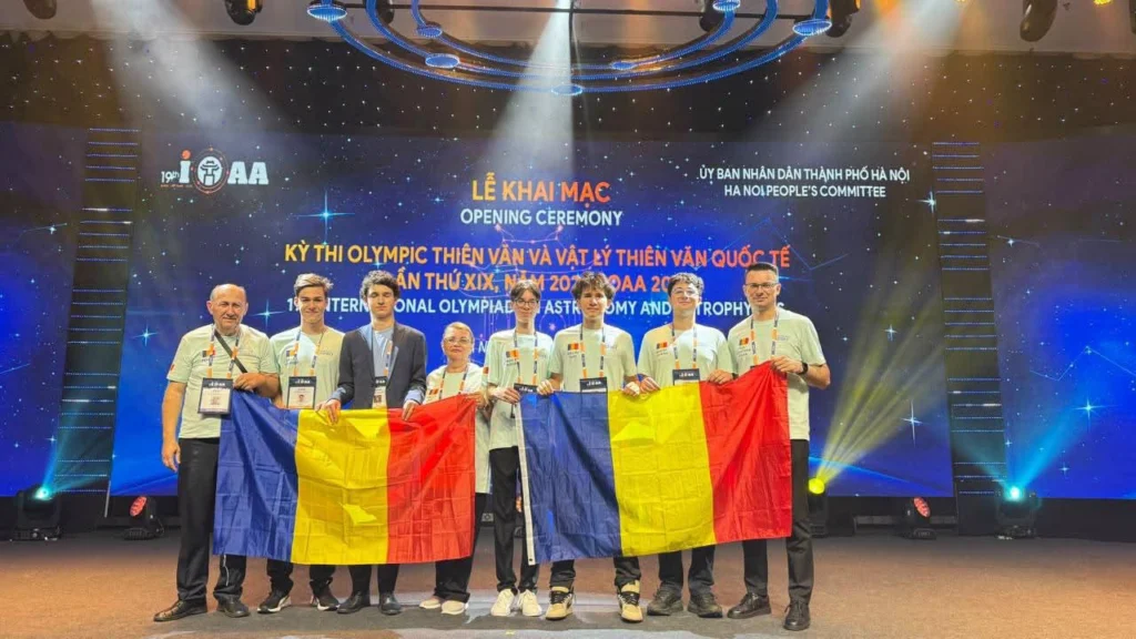 România a câștigat trei medalii de aur și două de argint la Olimpiada Internațională de Astronomie și Astrofizică