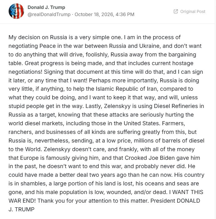 postare tump truth