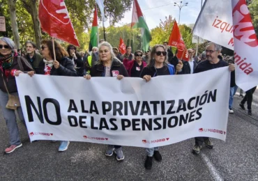 Protest de amploare la Madrid: Pensiile trebuie să fie intangibile!