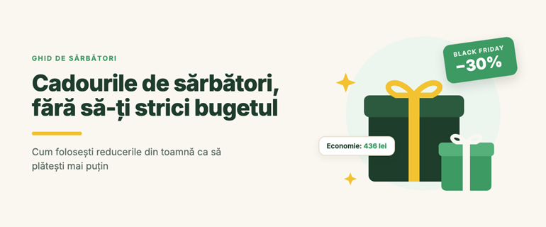 Cadourile de sărbători, fără să-ți strici bugetul: cum folosești reducerile din toamnă ca să plătești mai puțin