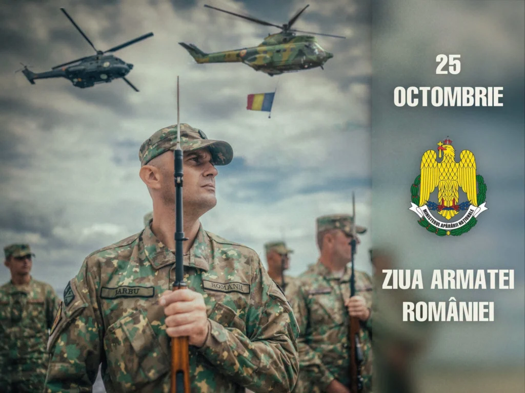 Ceremonii militare și religioase de Ziua Armatei. Premierul participă la București, președintele la Baza Aeriană 86 de la Borcea