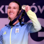 Olha Kharlan, pe podiumul de premiere