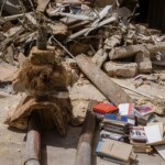 RĂZBOI. Pagubele produse de proiectilele lansate de militarii ruși asupra lăcașului de cult din Odesa - Foto: Hepta.ro Pagube Catedrală Odesa