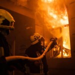 INCENDIU. Pompierii din Odesa au intervenit trei nopți la rând să stingă focurile provocate de proiectilele Rusiei - Foto: Hepta.ro Pompieri, Odesa, Ucraina