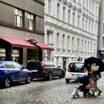 Riga, o mamă cu un copil